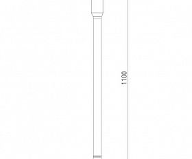 Уличный светильник Elektrostandard ISIDA 35165/F черный
