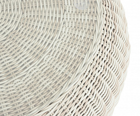 Барселона журнальный столик из искусственного ротанга, цвет бежевый