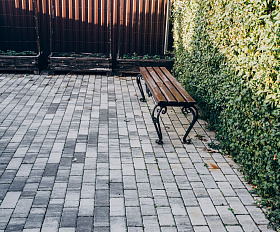 Тротуарная плитка Прямоугольник Arbet 60 мм ColorMix Гранит