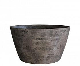 Кашпо Concretika Bowl D80 H45 Concrete Grey Dark