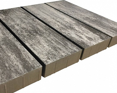 Тротуарная плитка Выбор Б.15.П.10 900x300x100 мм Искусственный камень Шунгит