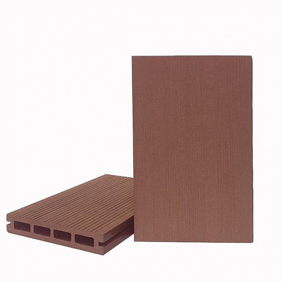 Террасная доска Террапол Смарт Пустотелая с пазом 4000 или 3000х130х22 мм, цвет Абрикос фото 1