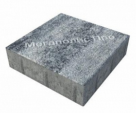 Тротуарные плиты Выбор Квадрат Б.1.К.8 300х300х80 мм Листопад Гранит Антрацит