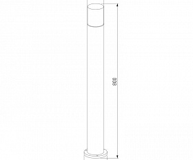 Уличный светильник Elektrostandard Roil IP54 35125/F чёрный/дымчатый плафон