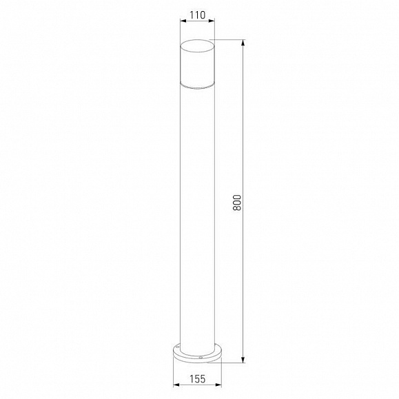 Уличный светильник Elektrostandard Roil IP54 35125/F чёрный/дымчатый плафон фото 7