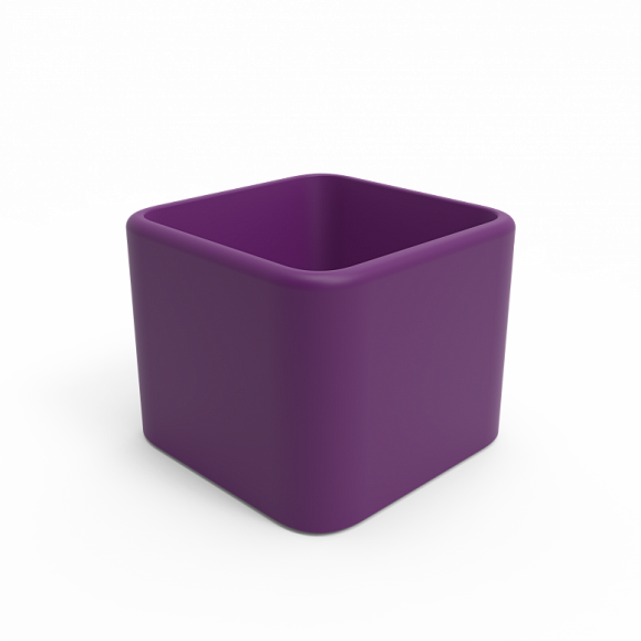 Кашпо Berkano Cubo 60 Deep Violet фото 1