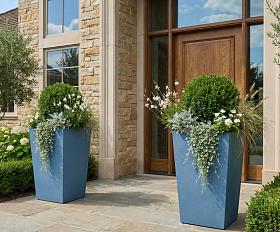 Кашпо Concretika Коник 40x40x70 Блю 5024