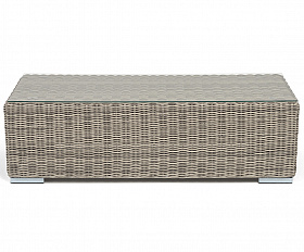 Боно журнальный столик из искусственного ротанга, цвет бежевый