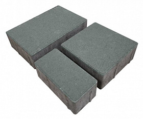 Тротуарная плитка Лидер 40 Провинция 60 мм Зеленый