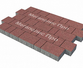 Тротуарная плитка Фабрика Готика Новый Город 80 мм Сильвер 9
