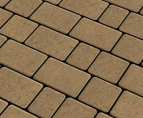 Тротуарная плитка Старый город 60 мм, цвет Мокко, полный прокрас