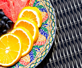 Стол садовый плетеный из искусственного ротанга CANNES 90 см Joygarden