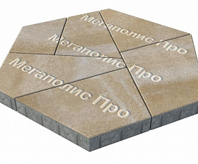 Тротуарная плитка Выбор Оригами Б.4.Фсм.8 80 мм Искусственный камень Степняк