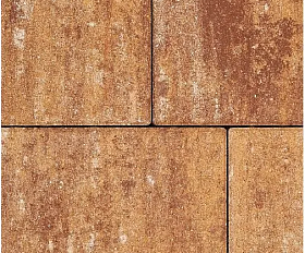 Тротуарная плитка Фабрика Готика Новый Город 40 мм Терракота