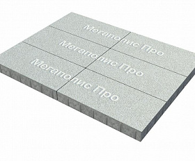 Тротуарная плита Фабрика Готика 600x300x80 мм Голд Кристалл