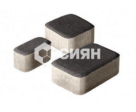 Тротуарная плитка Сиян Классико П17-6 60 мм Черный