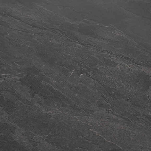 Малага обеденный стол из HPL 90х90см, цвет серый гранит, каркас белый фото 6