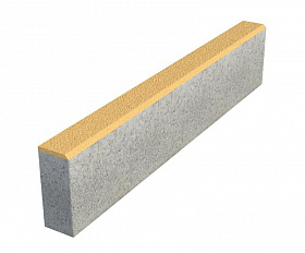 Бордюр тротуарный Выбор БР100х20х8 Гранит Желтый