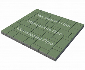 Тротуарная плитка Выбор Мюнхен Б.2. Фсм.6 60 мм Стандарт Зеленый