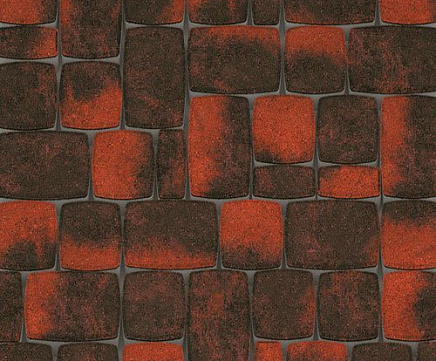 Тротуарная плитка Каменный Век Классико Модерн ColorMix 60 мм Черно-красный