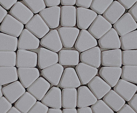 Тротуарная плитка 342 механический завод Классика круговая 60мм Серый