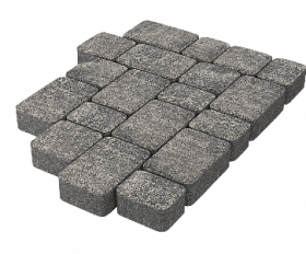 Тротуарная плитка Stellard Старый город 40 мм Грей
