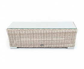 Журнальный столик Капучино 4SIS из искусственного ротанга, цвет бежевый