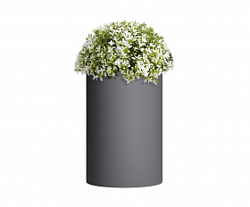 Кашпо Concretika Tube M D40H60 Marengo