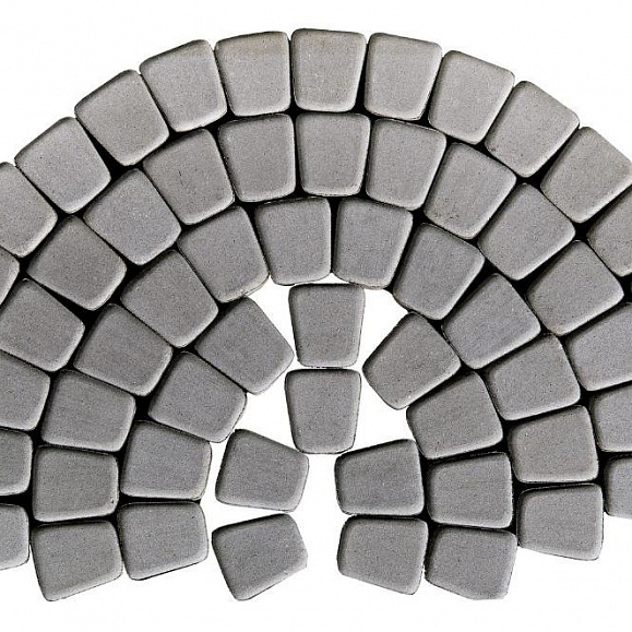 Тротуарная плитка Braer Классико круговая 60 мм. Серый фото 1