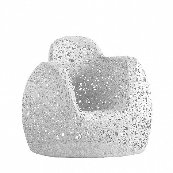 Кресло Vitgarden Stellar Chair Bianco из базальта, цвет белый фото 1