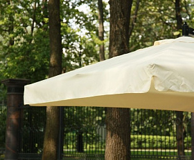 Уличный квадратный зонт Maestro Wood Royal Family с базой