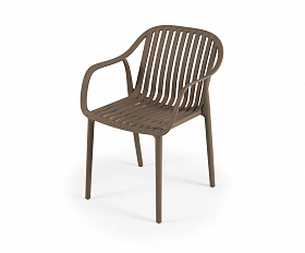 Мохито стул пластиковый, цвет бежево-коричневый