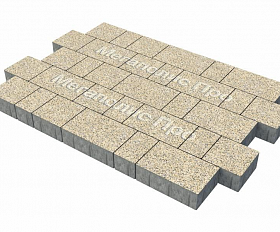 Тротуарная плитка Фабрика Готика Новый Город 40 мм Жельтау FERRO