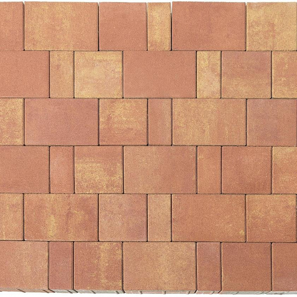 Тротуарная плитка Braer Старый Город Ландхаус 60 мм Colormix Рассвет фото 1