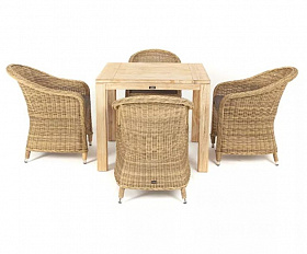 Обеденная группа Виченца R 4SIS, цвет соломенный