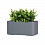 Кашпо TERRAFAKTURA Балконера 40x22x18 Арктик Грей