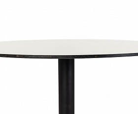 Каффе интерьерный стол из HPL круглый Ø70см, цвет молочный