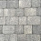 Тротуарная плитка Выбор Урико Б.1.УР.6 Листопад Антрацит Гранит