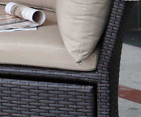 Диван-трансформер из искусственного ротанга AFM-325B Brown