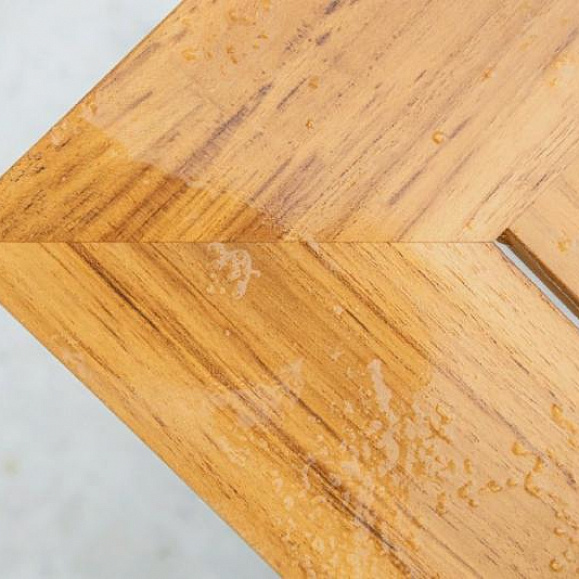 Обеденный комплект Oscar Royal Family со столешницей из тика, цвет светло серый фото 12