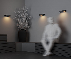 Настенный светильник (бра) Lot Maytoni O428WL-L10GF3K цвет Графит