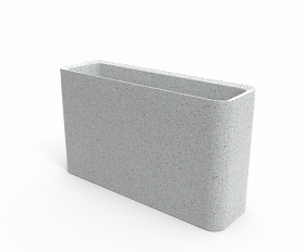 Кашпо Berkano Vittorio 53 DB White Granite