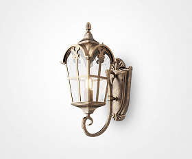 Настенный светильник (бра) Albion Maytoni O413WL-01GB1 цвет Черный с Золотом