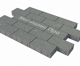 Тротуарная плитка Фабрика Готика Картано 300х150х80 мм Голд 13