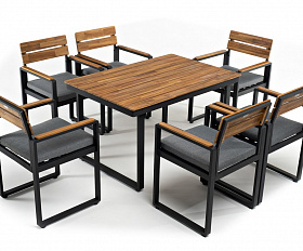 Обеденная группа из алюминия TOPA M Joygarden