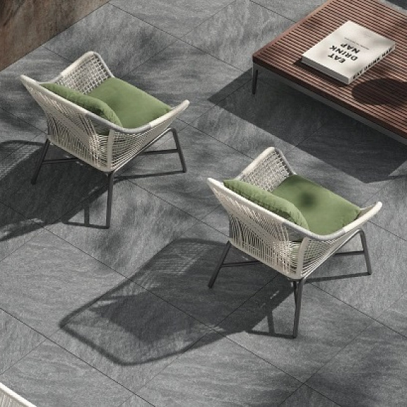 Керамогранит Italon Дженезис Юпитер Силвер Структурированный 60x60 см фото 2