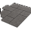 Тротуарная плитка Stellard Мозаика XL 60 мм Серый