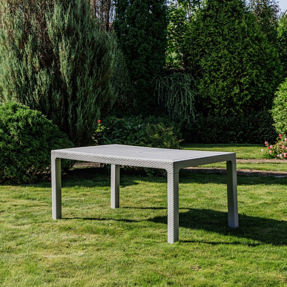 Обеденный комплект July XXL Royal Family из пластика, цвет светло-серый фото 3