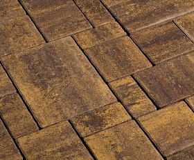 Тротуарная плитка 342 Механический завод Бавария ColorMix 60мм Каньон