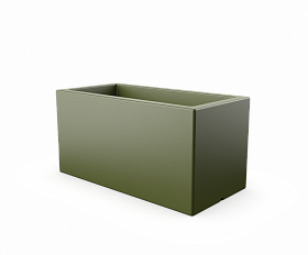 Кашпо Berkano Cubric 80x40 Olive green